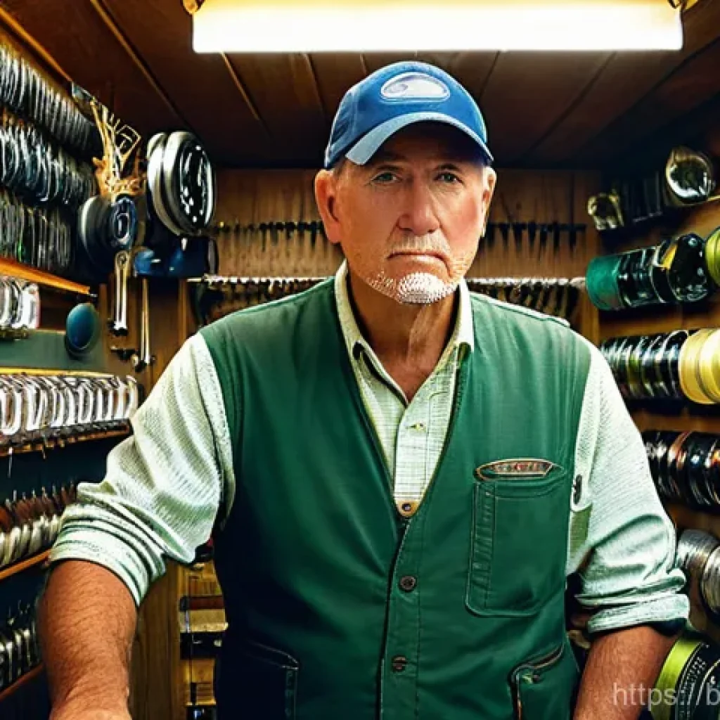 낚시 릴 가이드와 추천 모델 - **Prompt: The Angler's Deliberation - Choosing the Perfect Reel**
    "A detailed, realistic photogr...