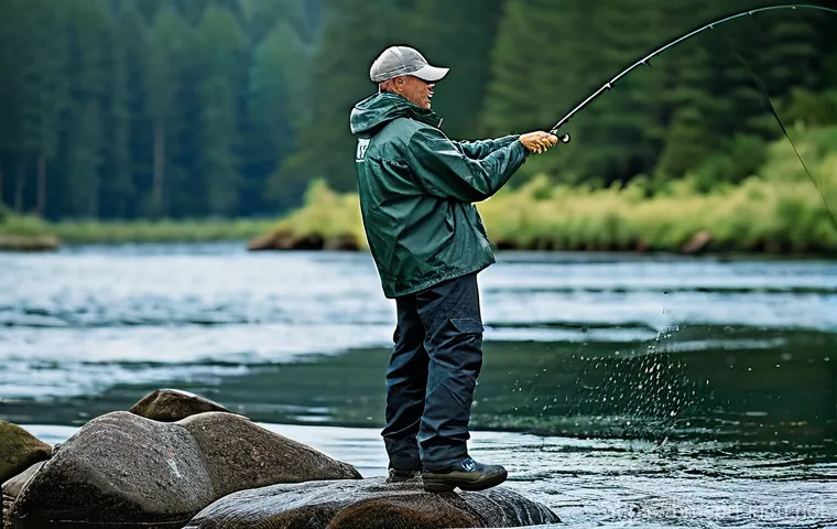 낚시 릴 가이드와 추천 모델 - **Prompt: Serene Spin Fishing at Dawn**
    "A vibrant, picturesque outdoor scene featuring a female...